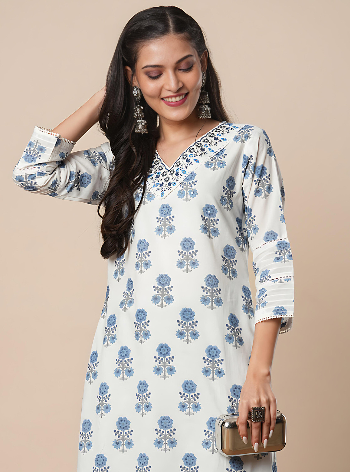 Pravya Viscose Rayon Salwar Suit Set 