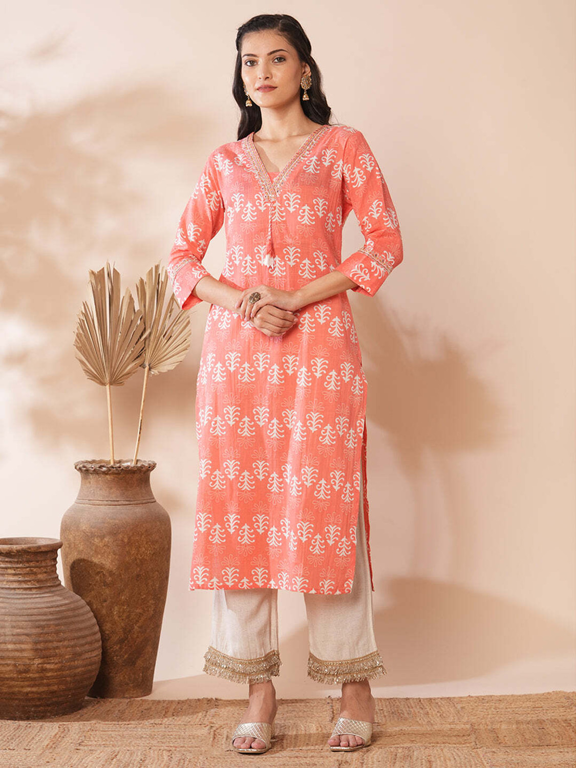 Pravya Pure Cotton Salwar Suit Set 
