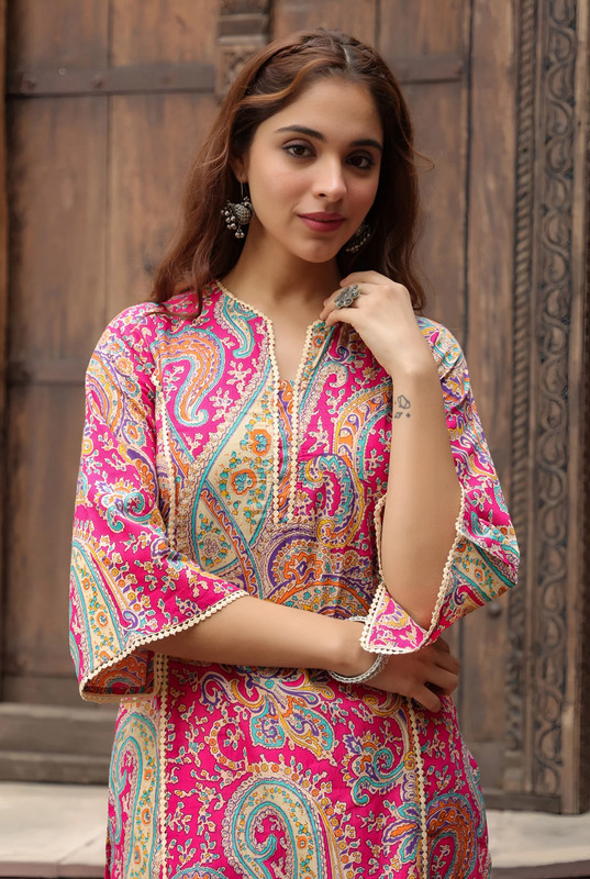 Pravya  Viscose Rayon Salwar Suit Set 