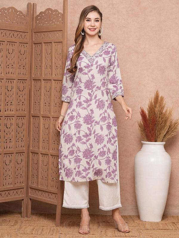 Pravya Casual Ethnic Wear Salwar Suit Set 