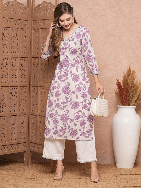 Pravya Casual Ethnic Wear Salwar Suit Set 