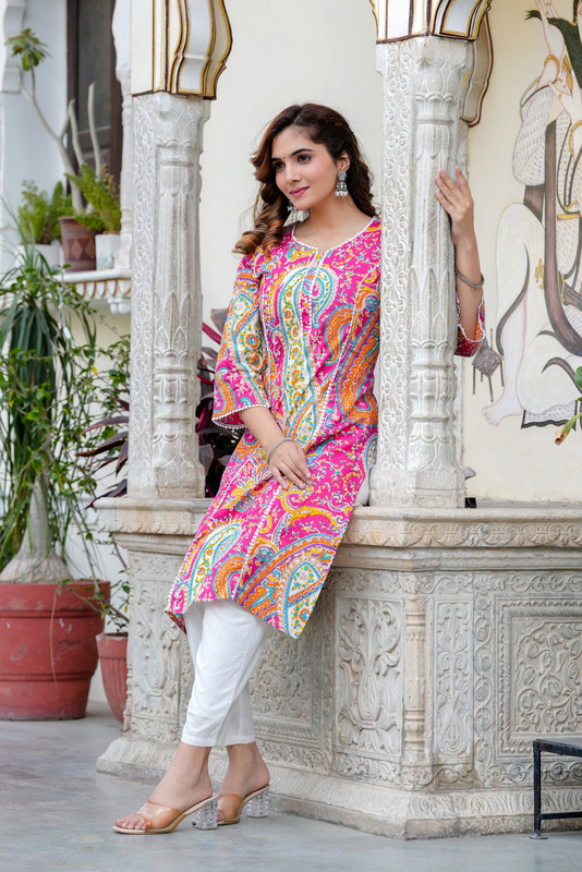 Pravya Cozy Casual Anarkali Salwar Suit Set 