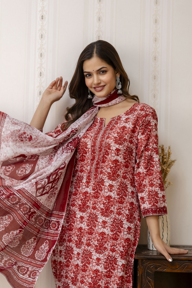 Divashree  Cotton  Ethnic Festive Salwar Suit Set 