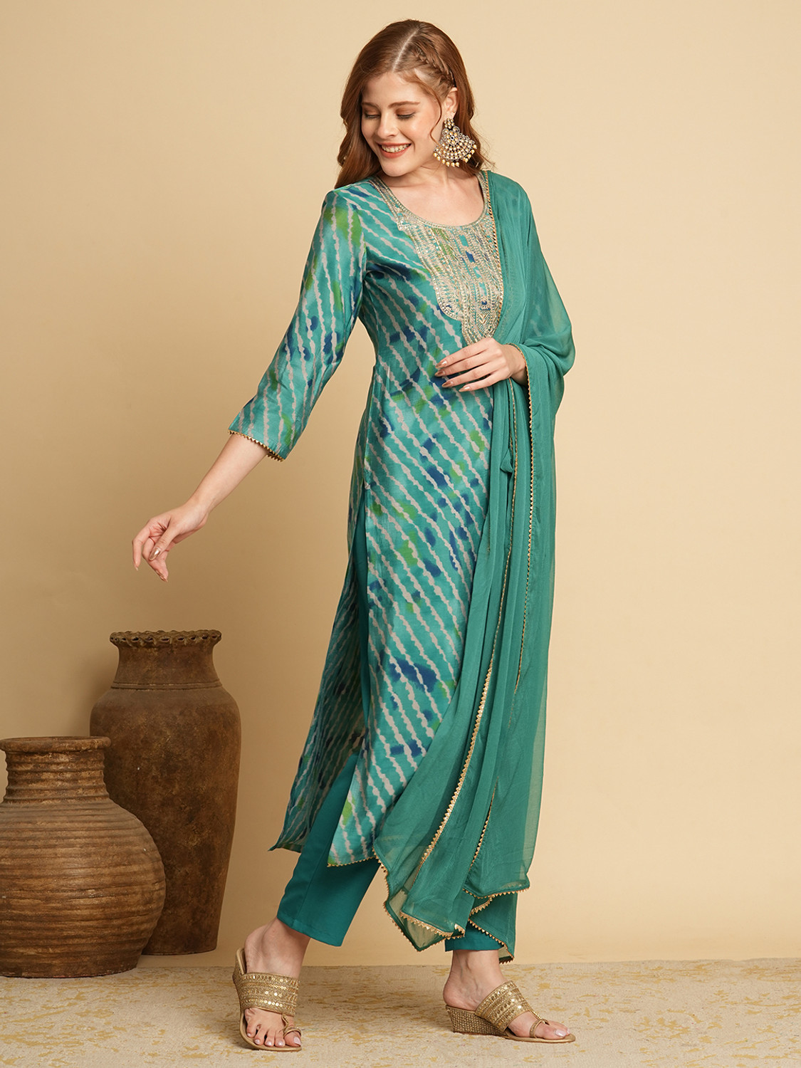 Divashree Leheriya Straight Salwar Suit Set 
