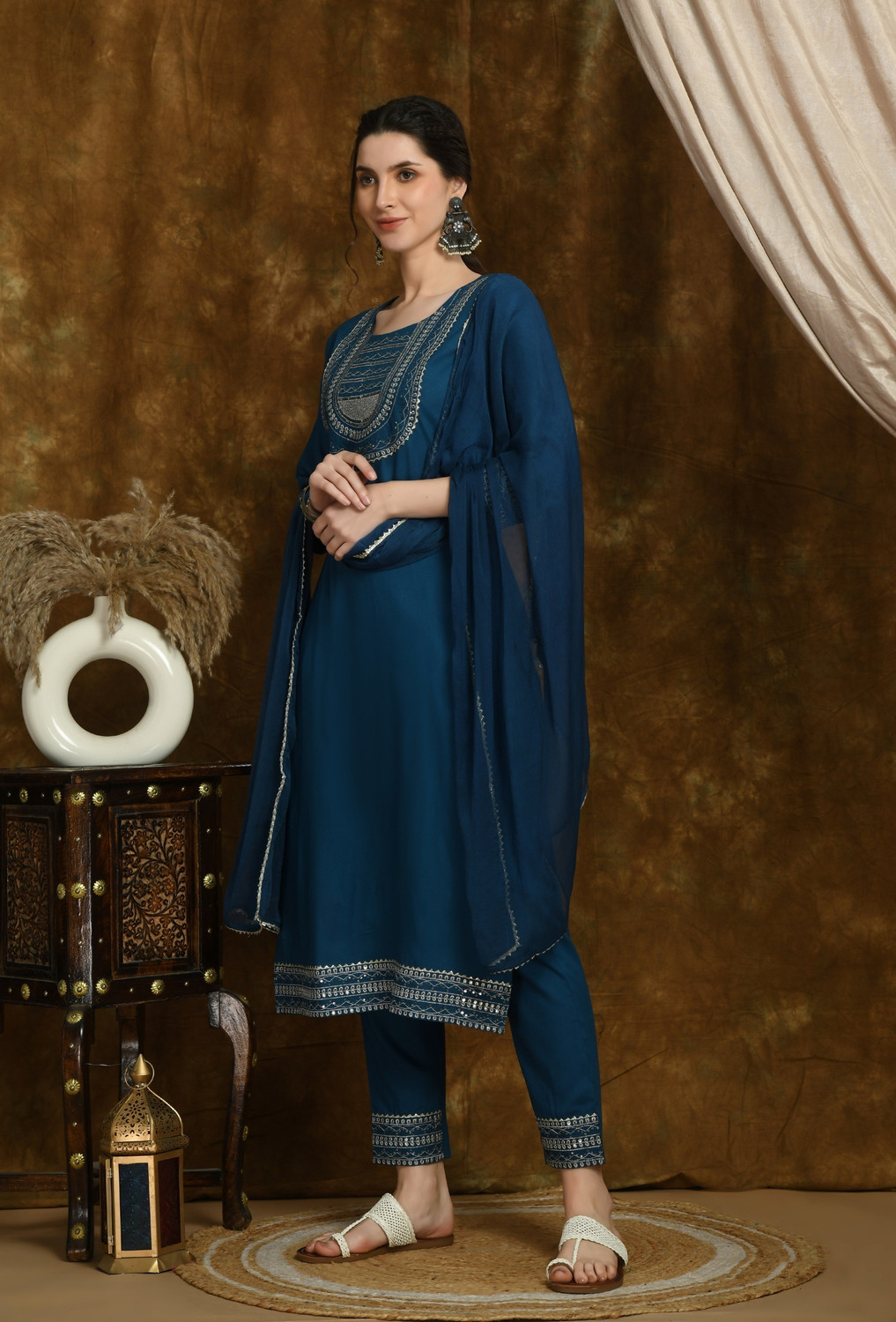 Divashree Viscose Rayon  Salwar Suit Set 