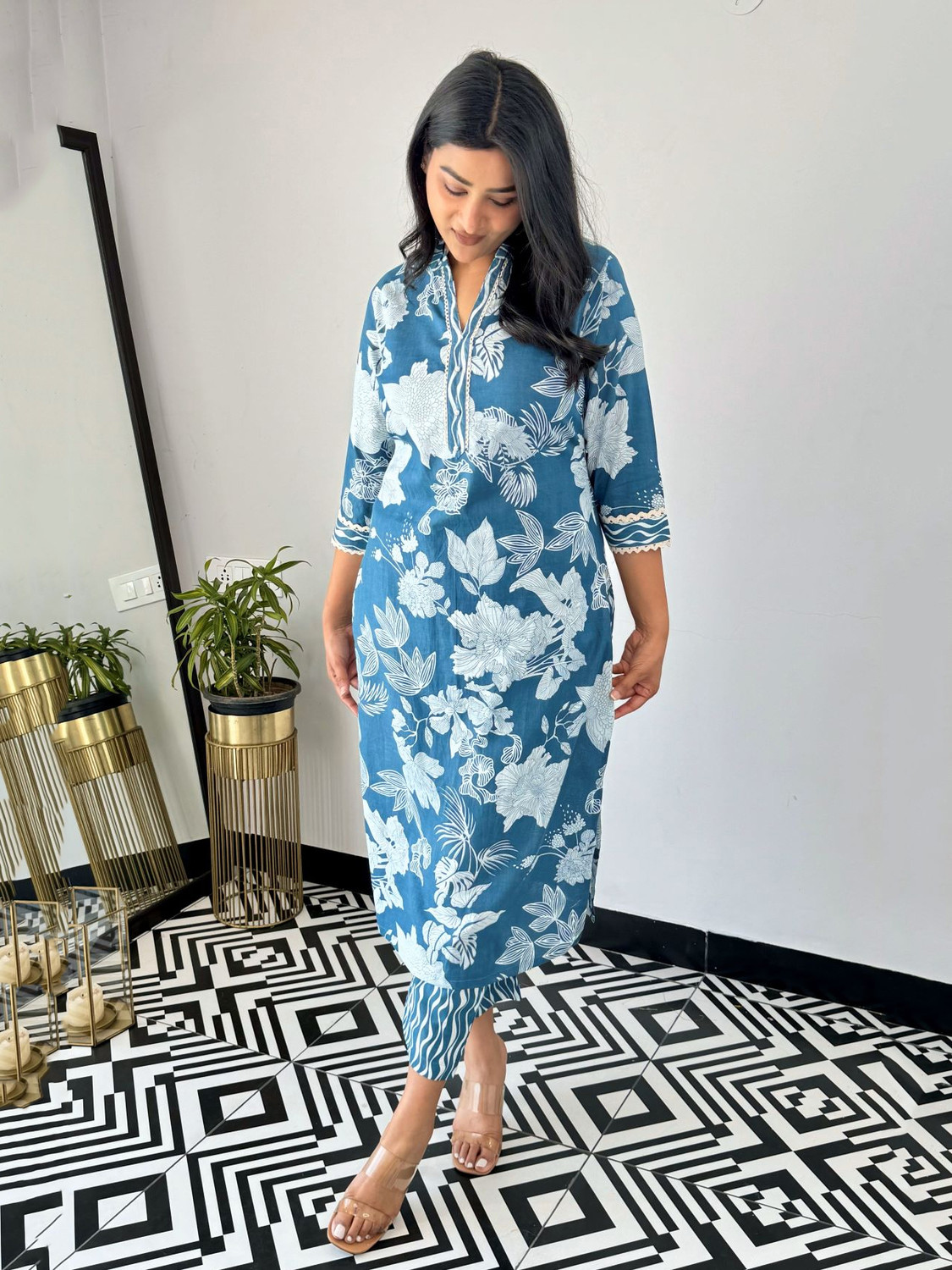 Rivanta  Floral Casual Salwar Suit Set 