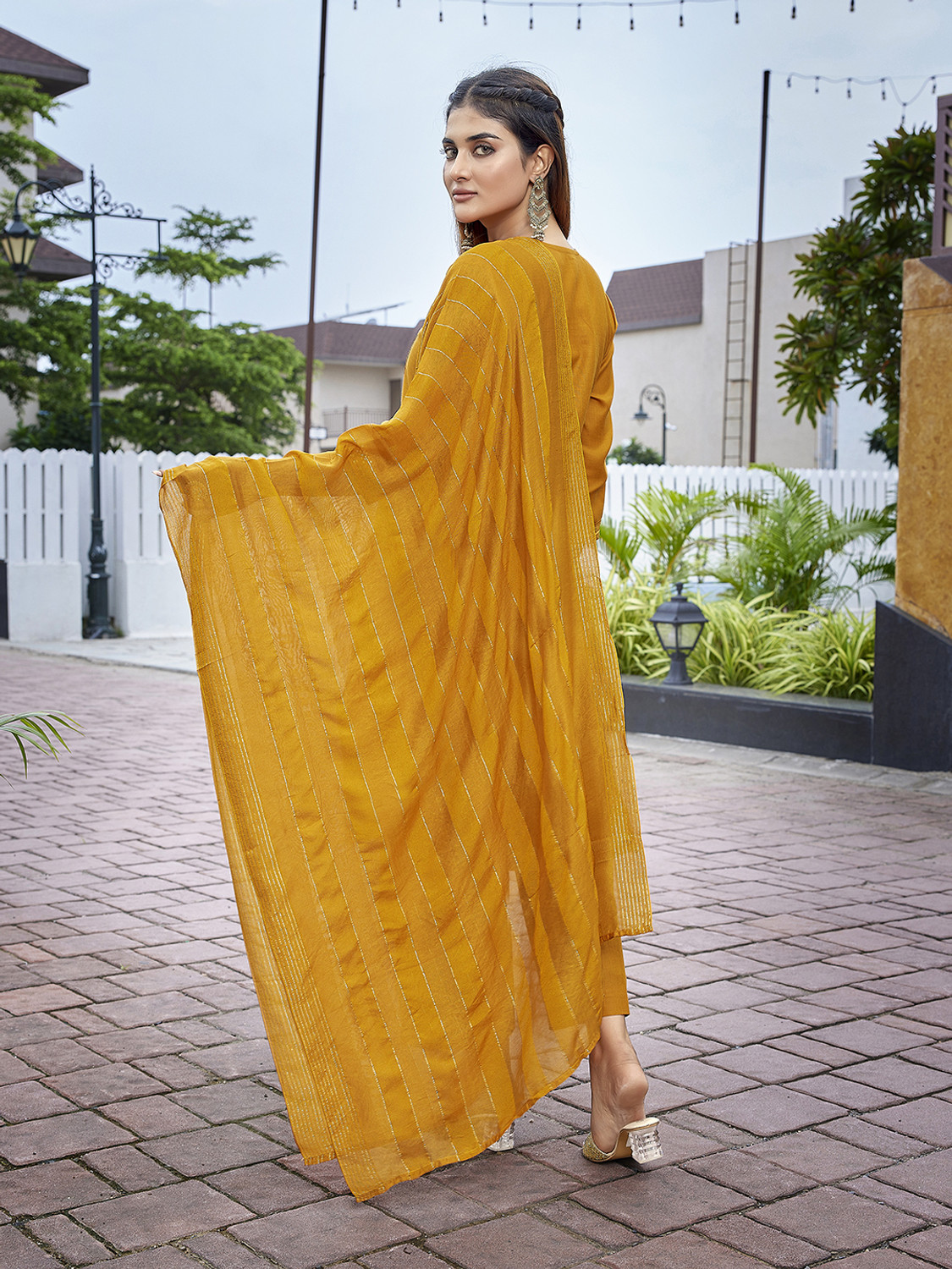  Rivanta Embroidered Yoke Salwar Suit Set 