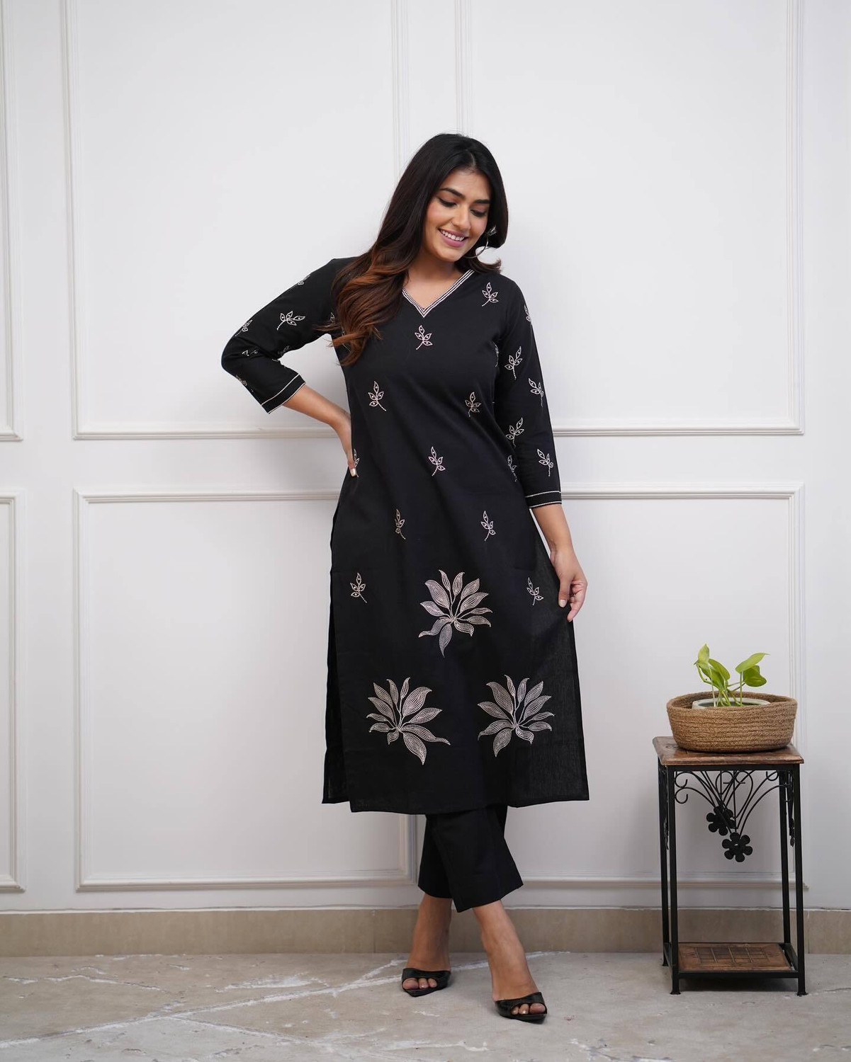 Rivanta Cotton Blend Salwar Suit Set 