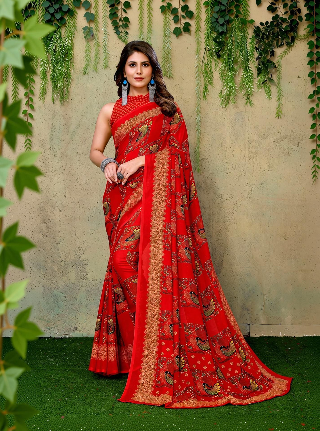 Yarie  Daily Wear Georgette Saree