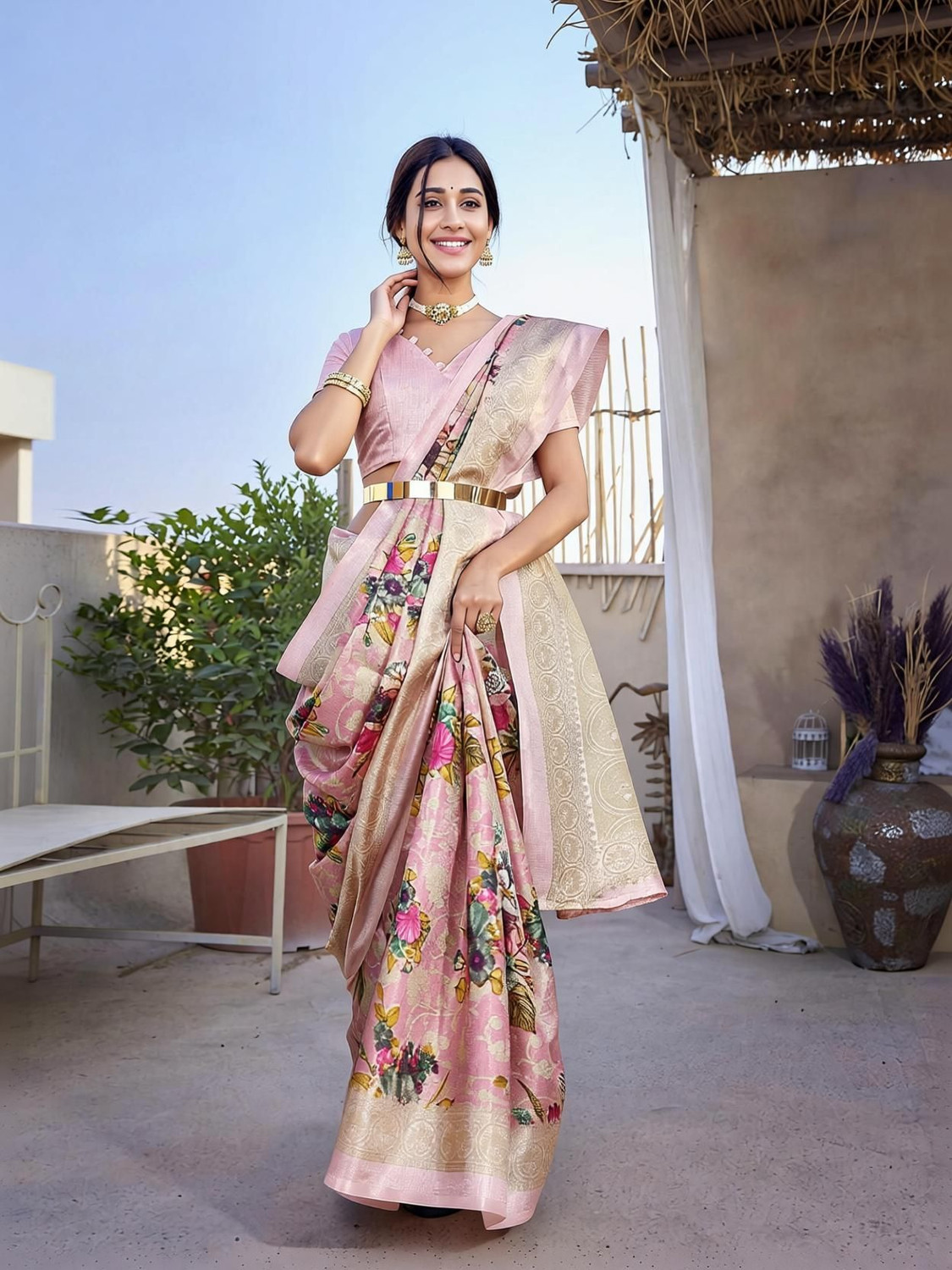 Yarie  Daily Wear Art Silk Casual Saree