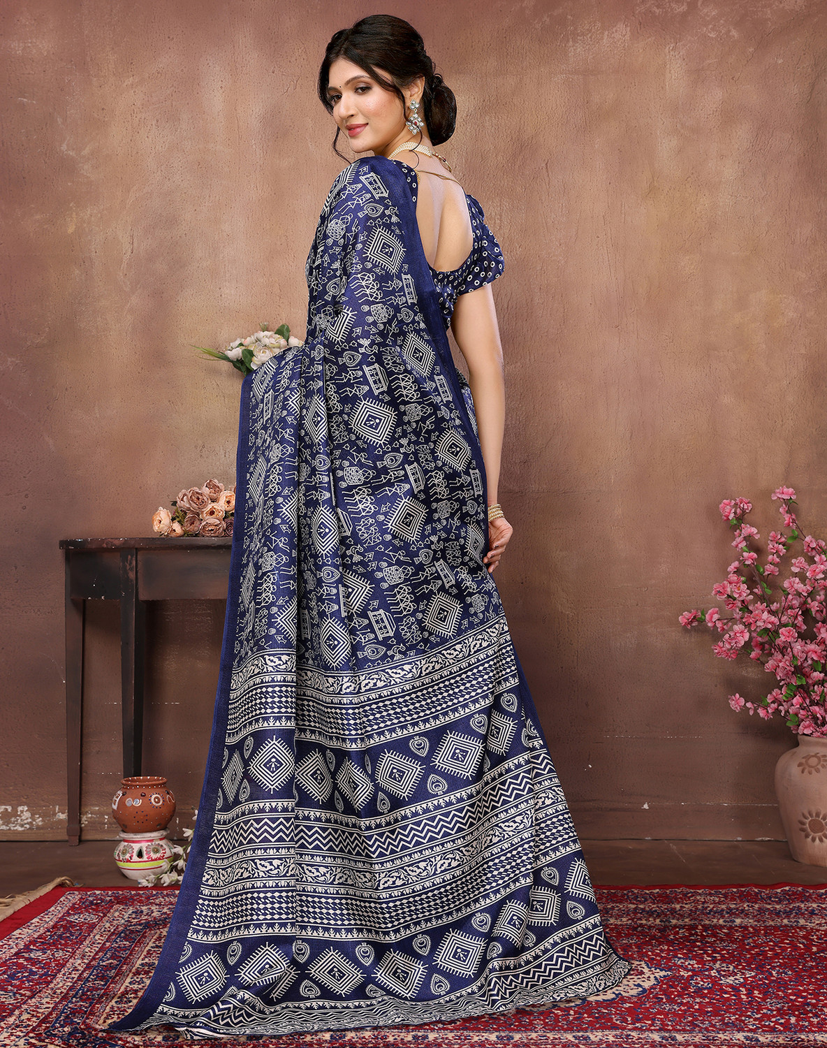 Yarie Art Silk Saree with Blouse