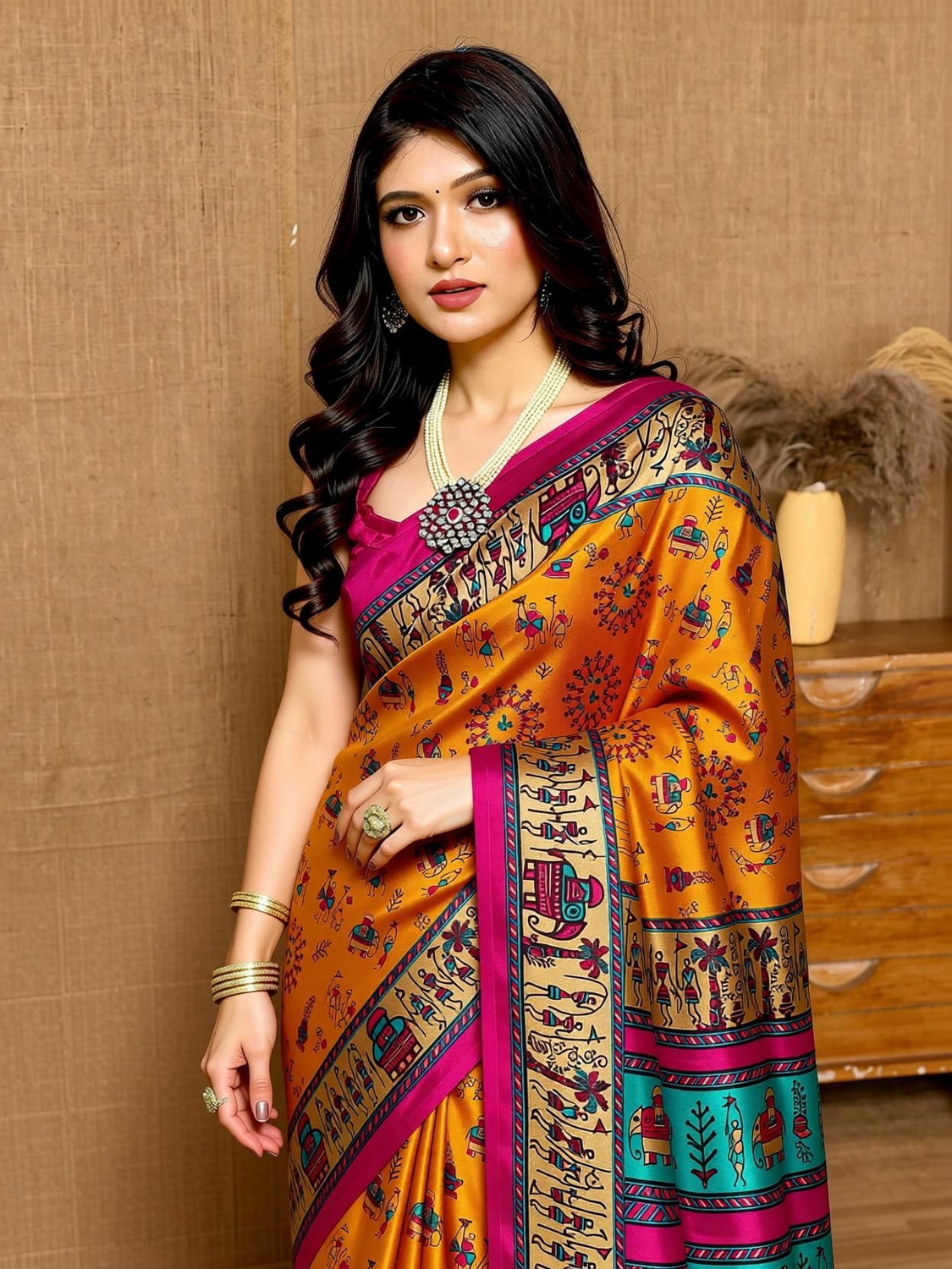 Yarie Art Silk  Party Wear Saree