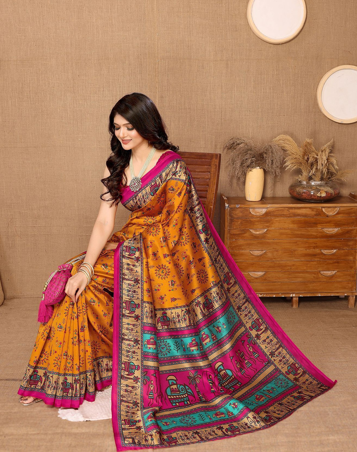 Yarie Art Silk  Party Wear Saree