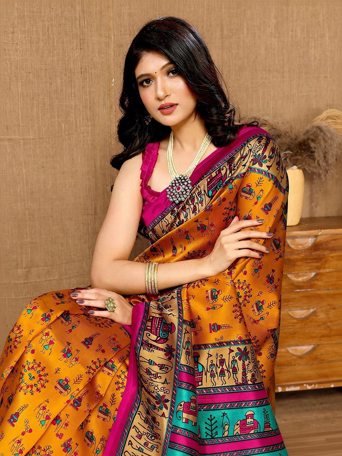 Yarie Art Silk  Party Wear Saree