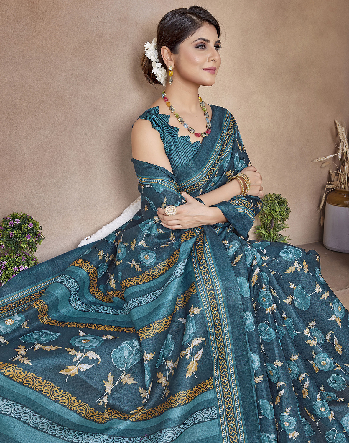 Yarie Art Silk Daily Wear Saree