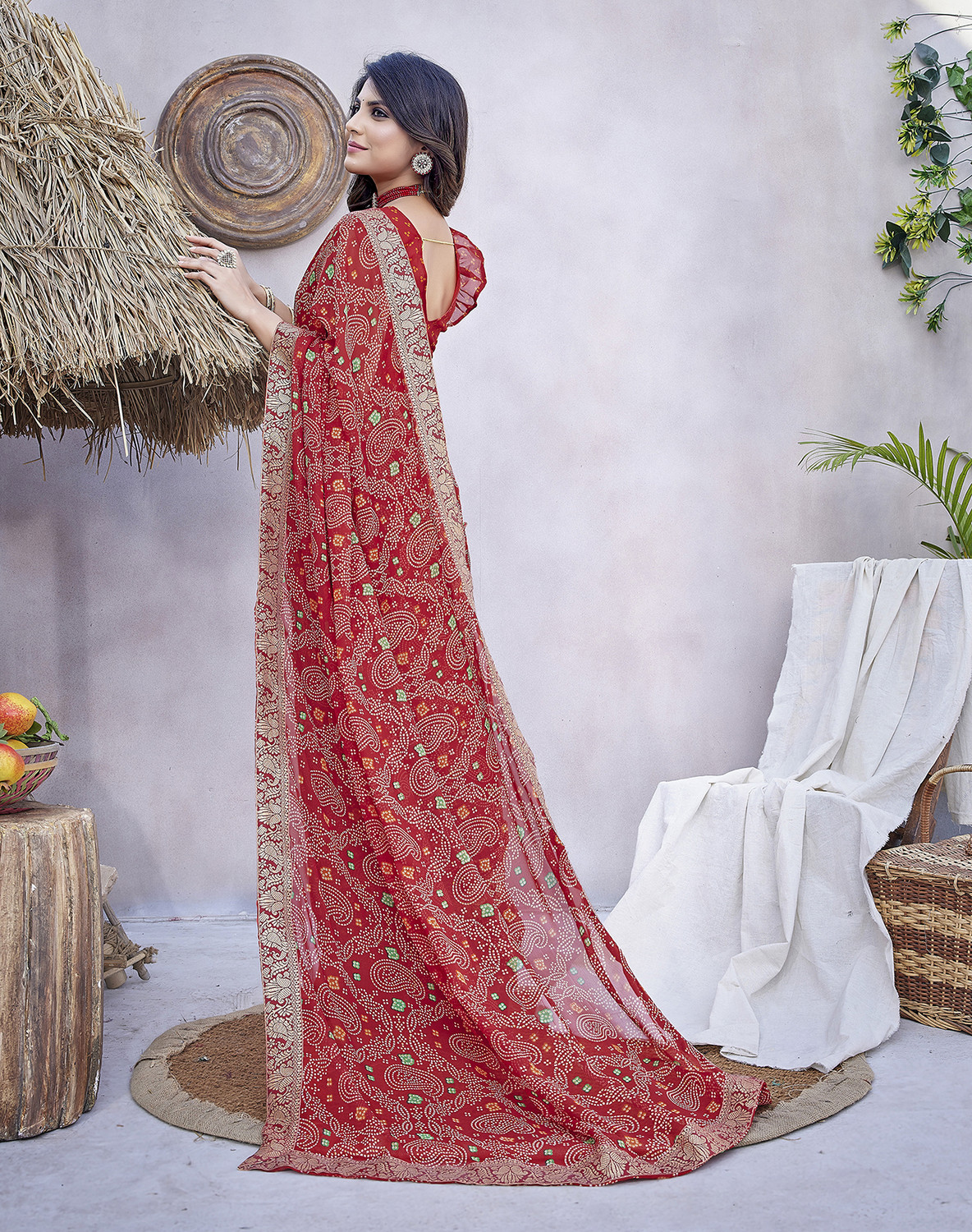 Yarie Bollywood Georgette & Lac Wedding & Party