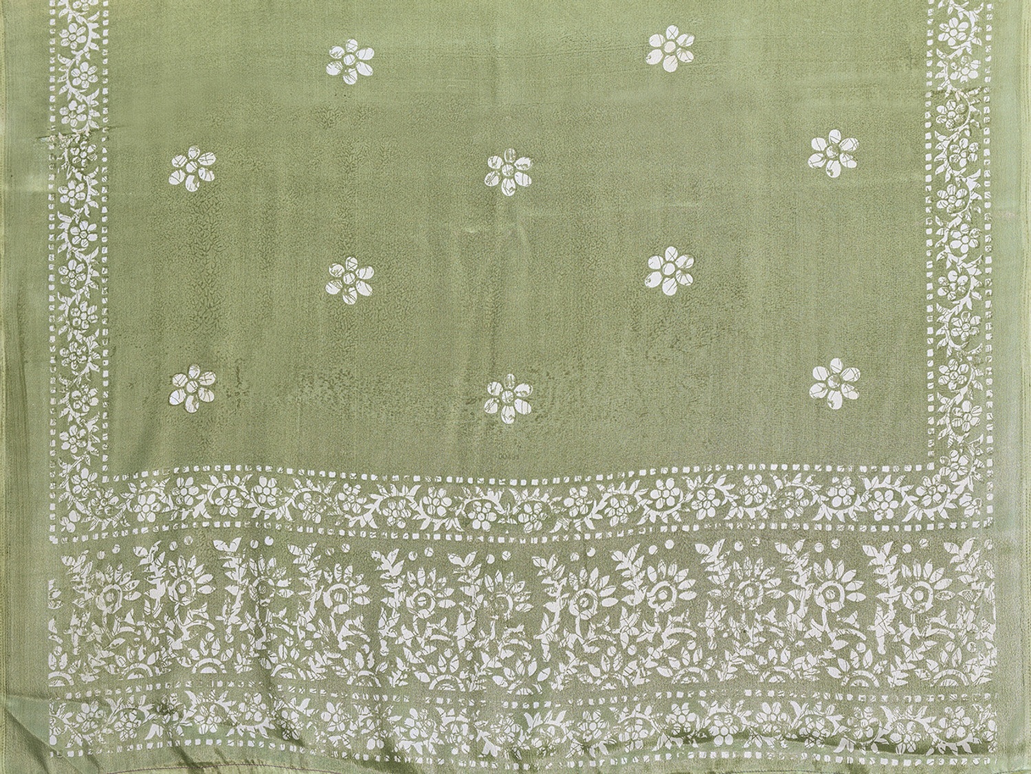 Yarie Tussar Silk Saree with Blouse