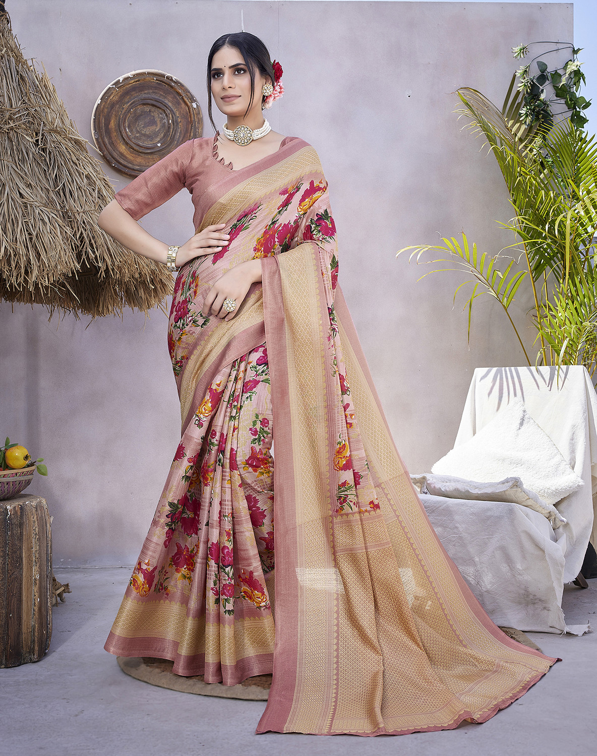   Yarie Bollywood Art Silk  Party Saree 