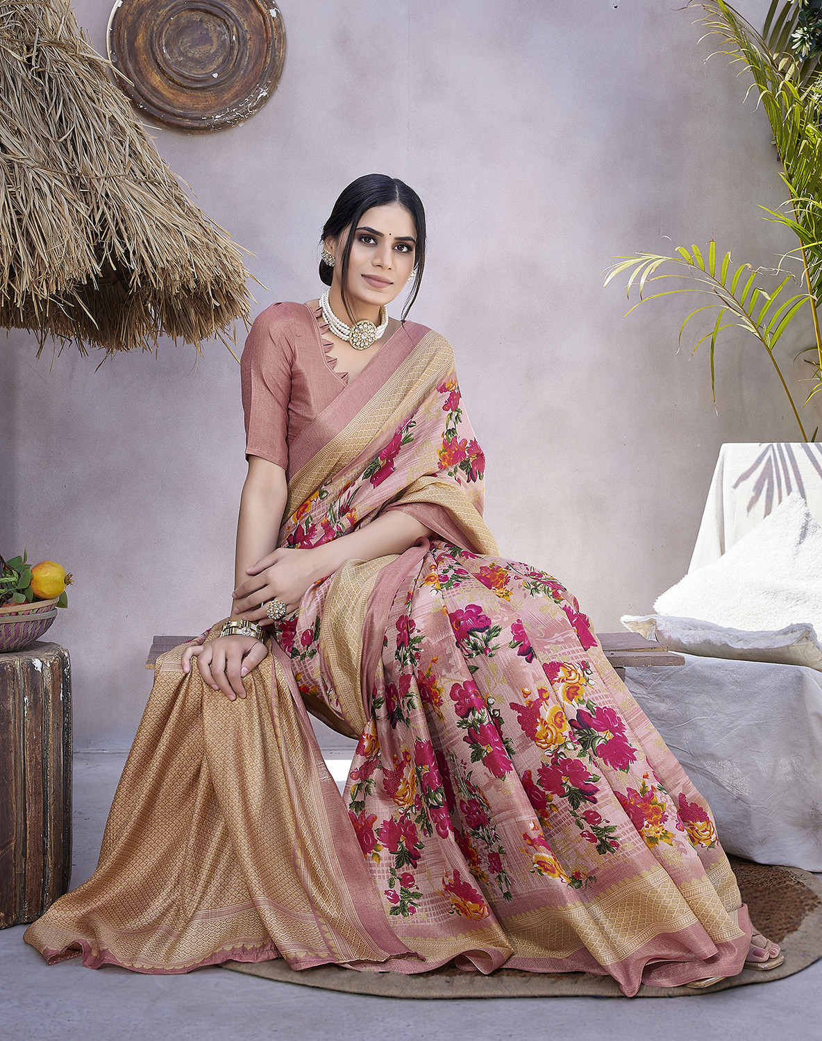   Yarie Bollywood Art Silk  Party Saree 