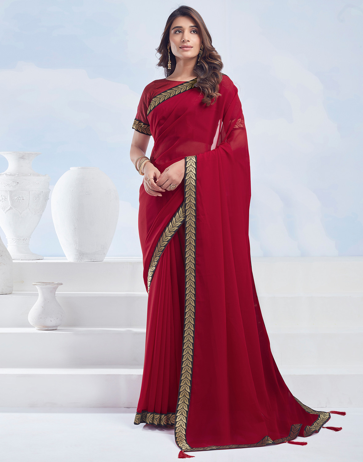 Sharini Chiffon & Georgette Saree 