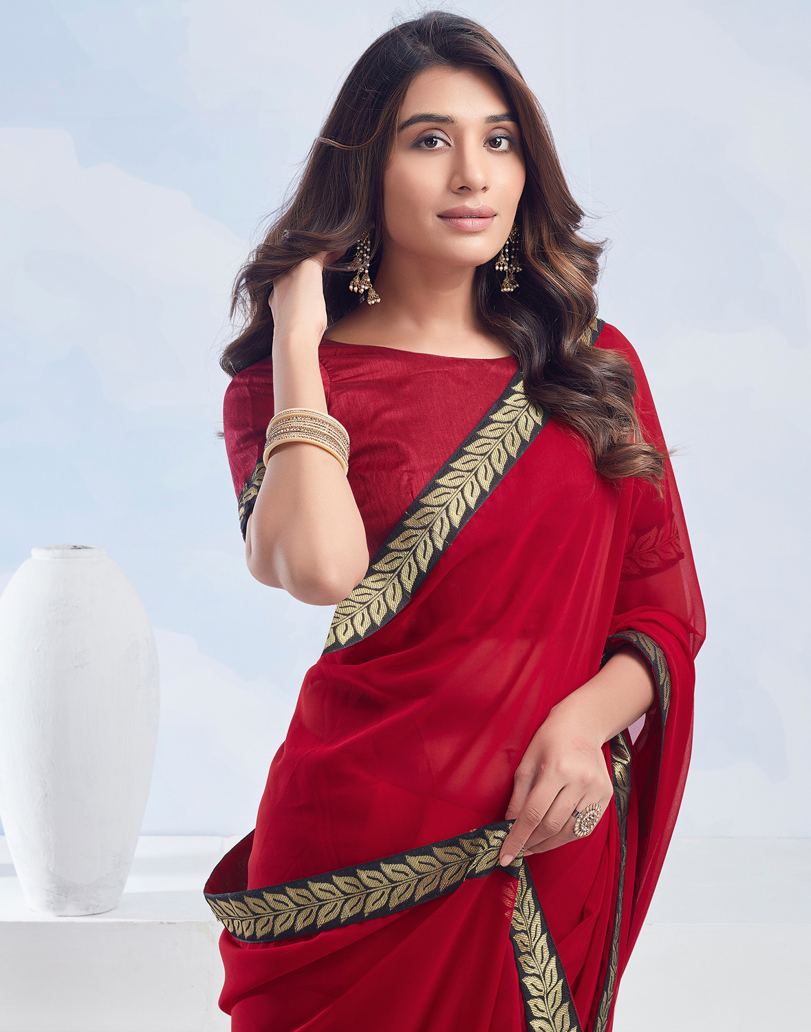 Sharini Chiffon & Georgette Saree 