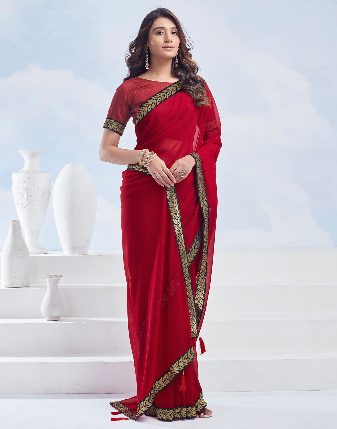 Sharini Chiffon & Georgette Saree 