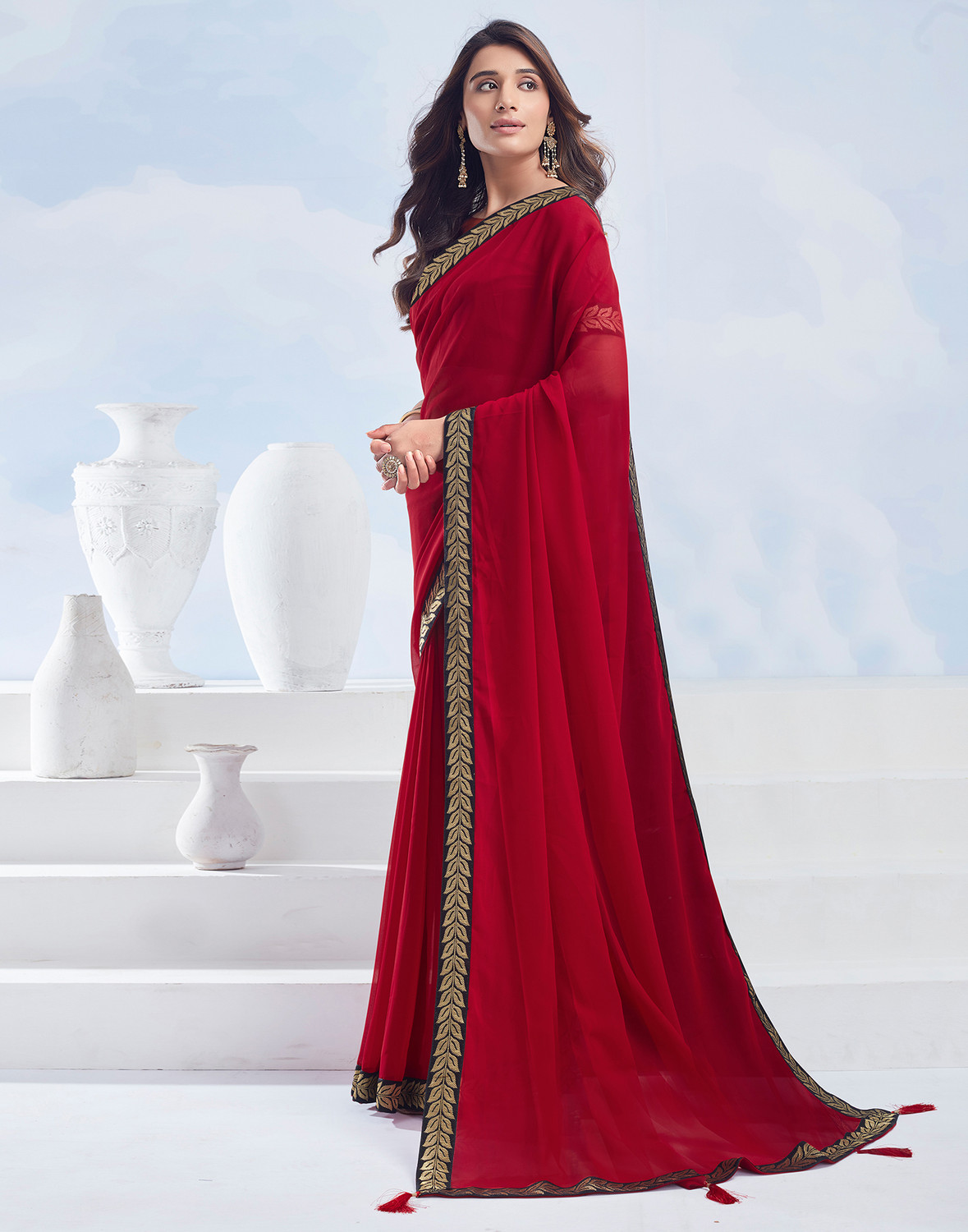 Sharini Chiffon & Georgette Saree 