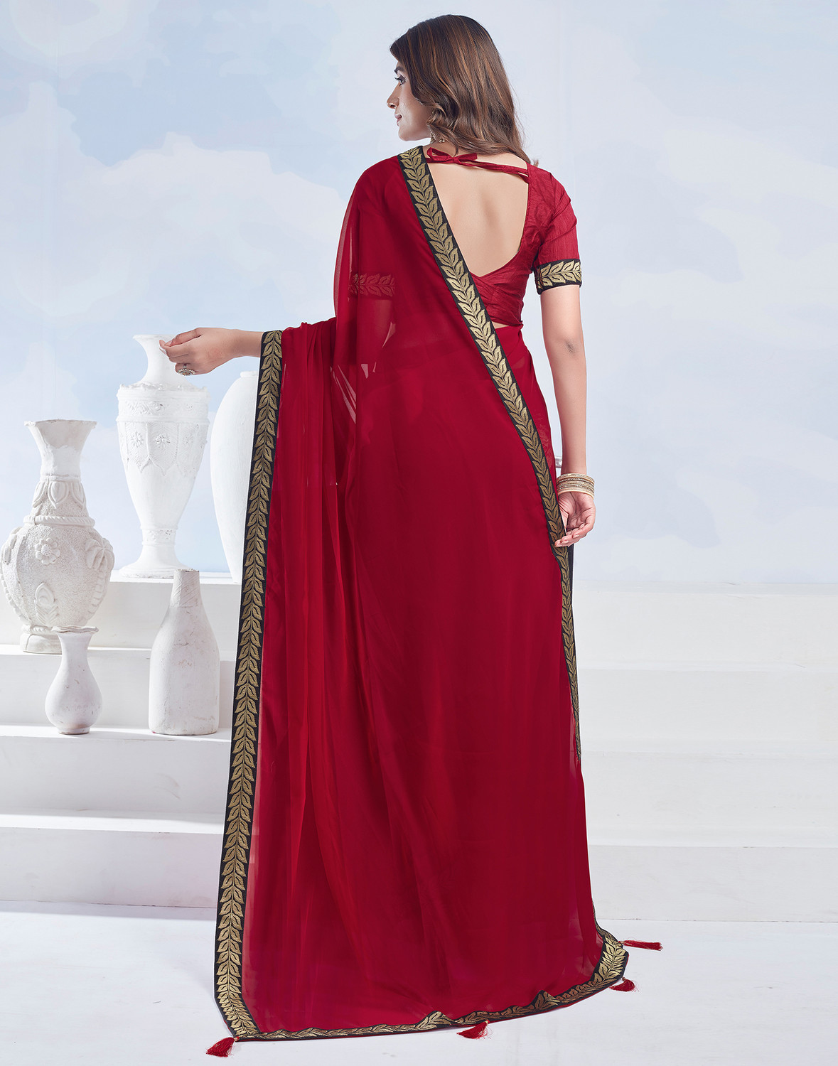 Sharini Chiffon & Georgette Saree 