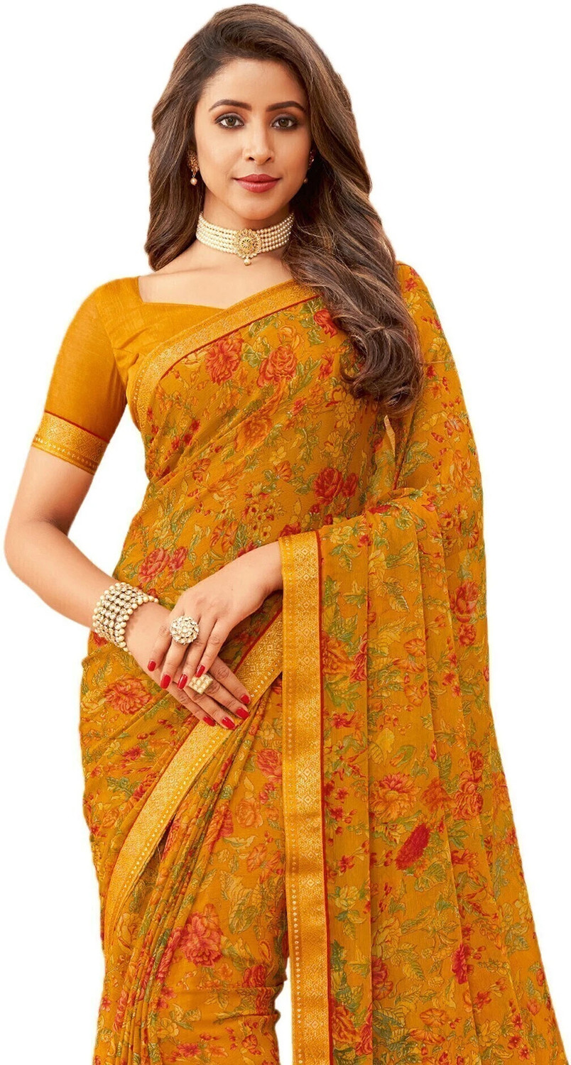 Sharini Chiffon & Georgette Party & Festive Saree