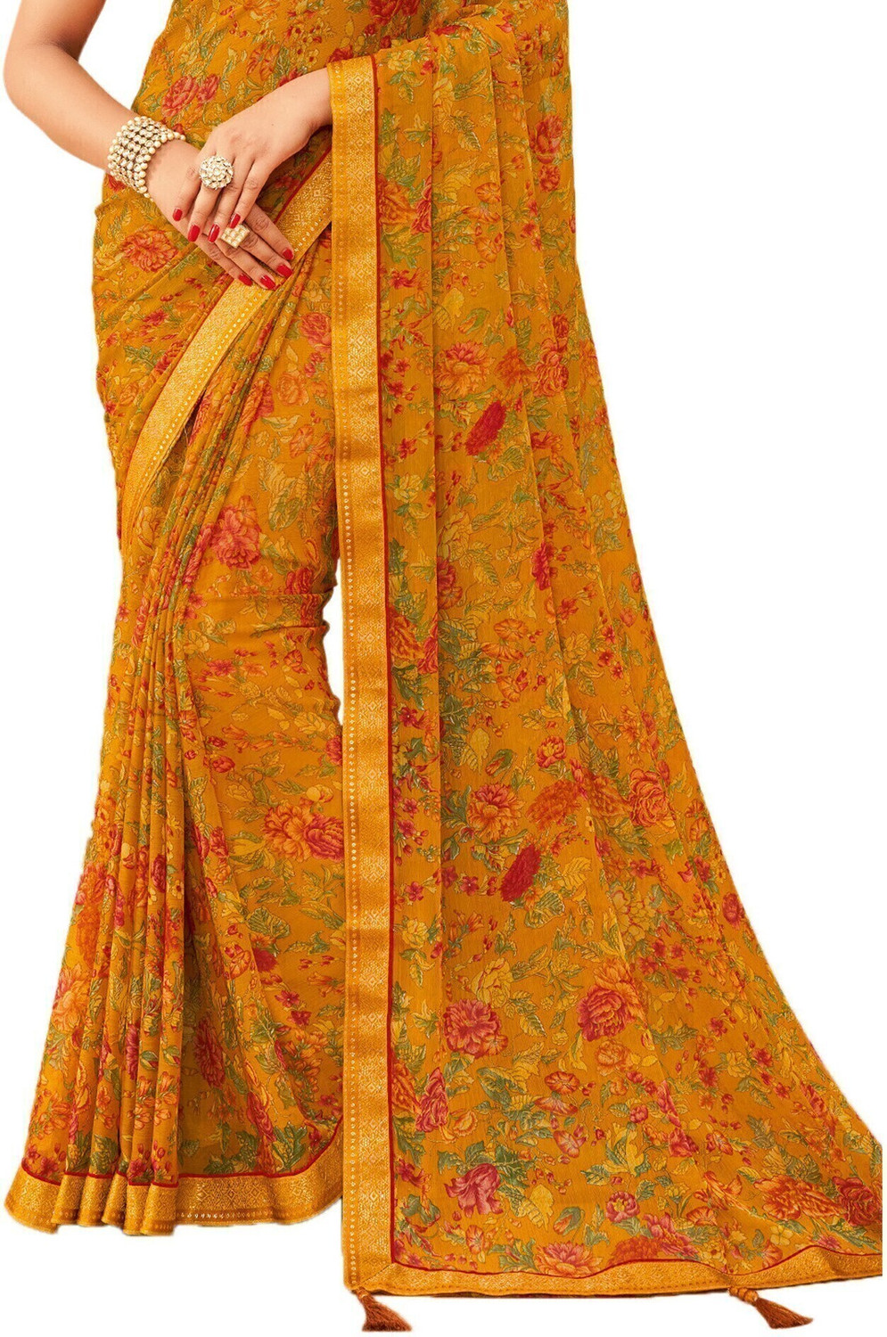 Sharini Chiffon & Georgette Party & Festive Saree