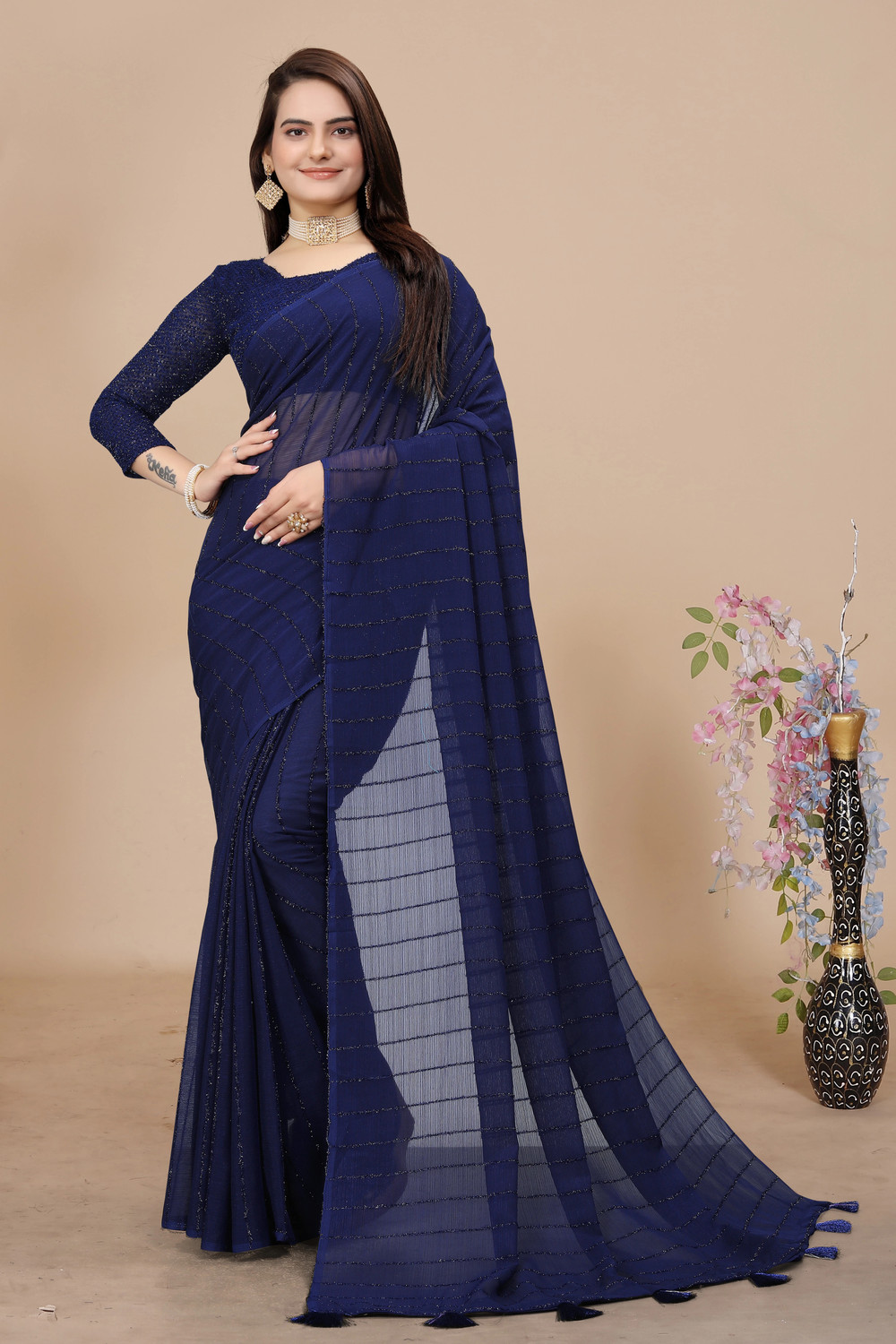  Kashvi Chiffon Saree