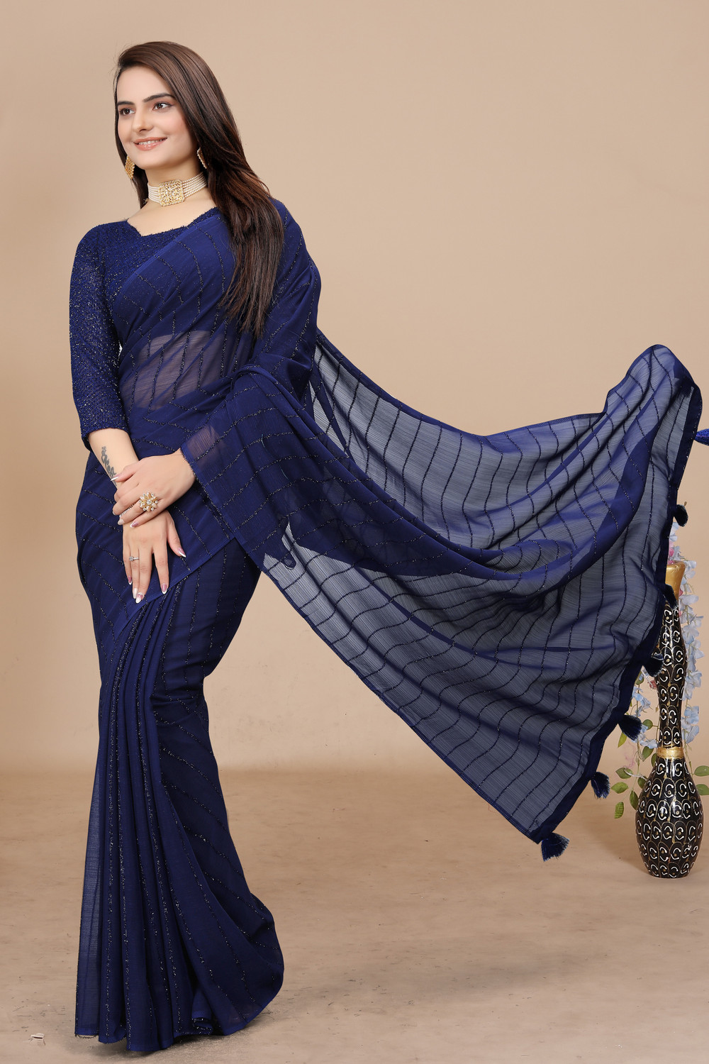  Kashvi Chiffon Saree