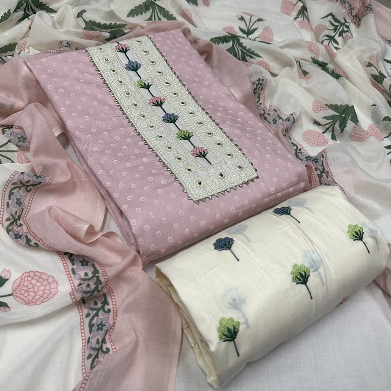 Kala Sutra Botanical Summer Colors Salwar Suit Material