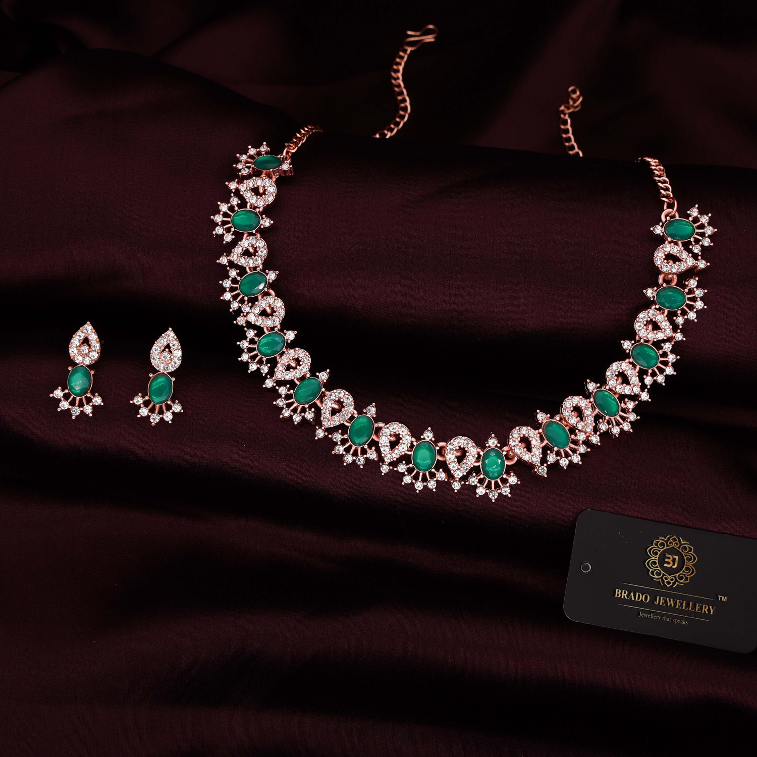 Bradox Rose Gold-Plated Jewellery 