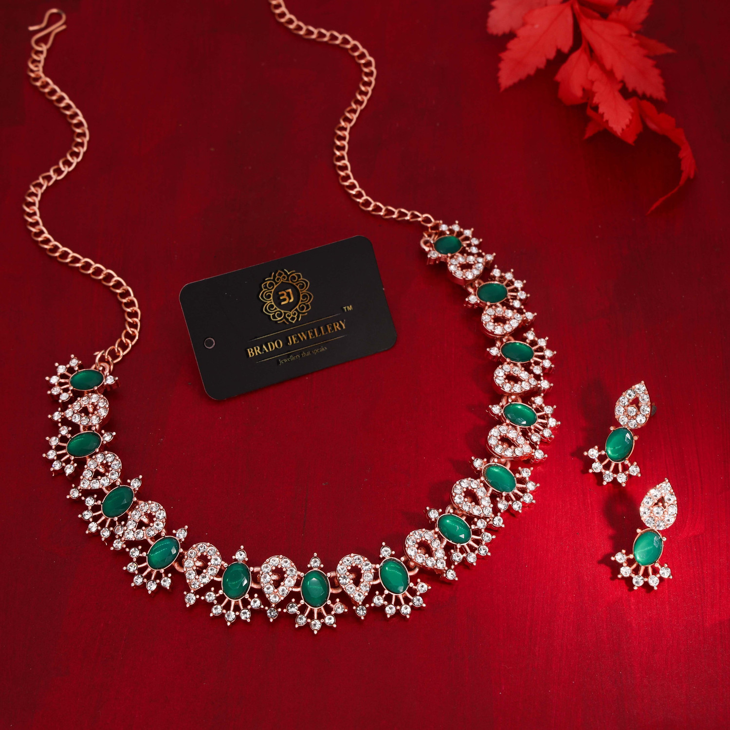 Bradox Rose Gold-Plated Jewellery 