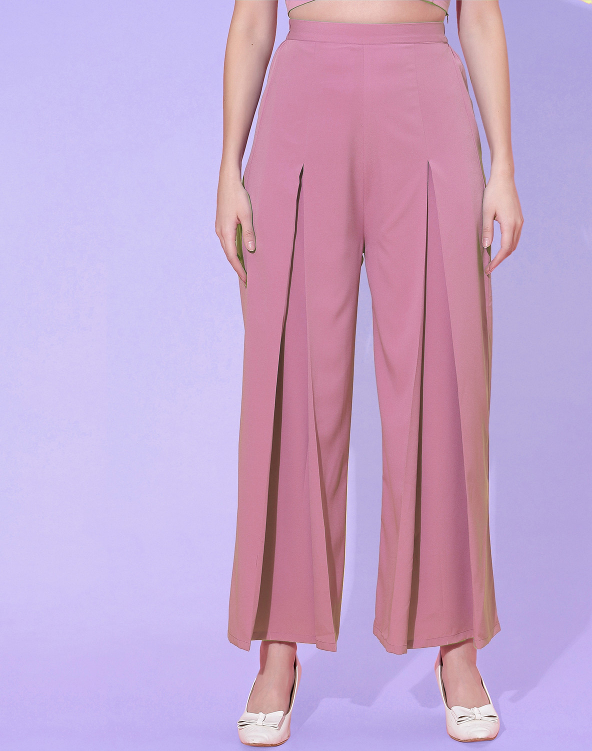 Selvyn V-neck crop top