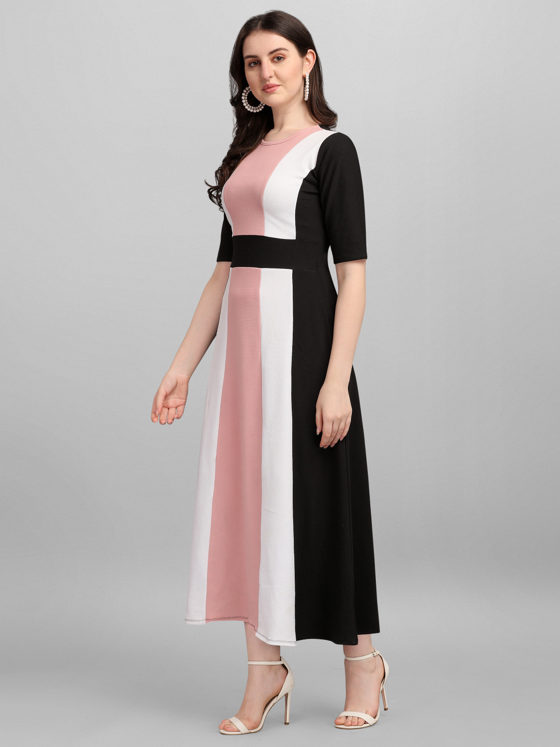 Purvika Lyrca Blend Party Wear Dress