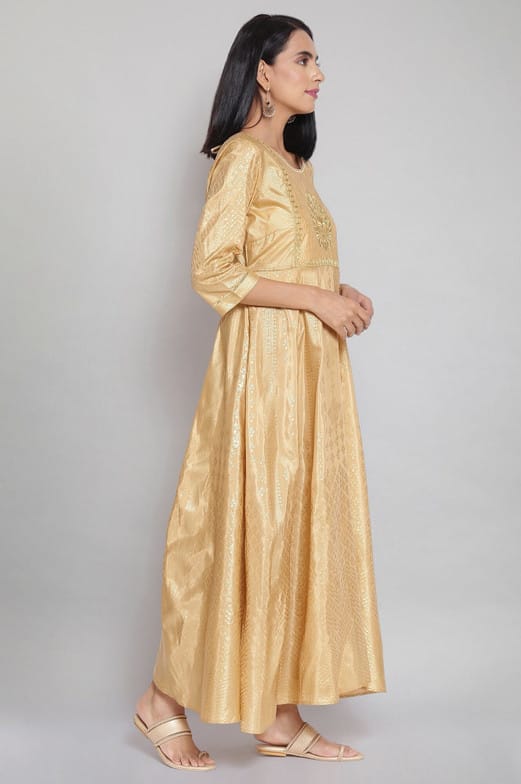 Auralis Ankle-Length Polyester  Salwar Suit Set
