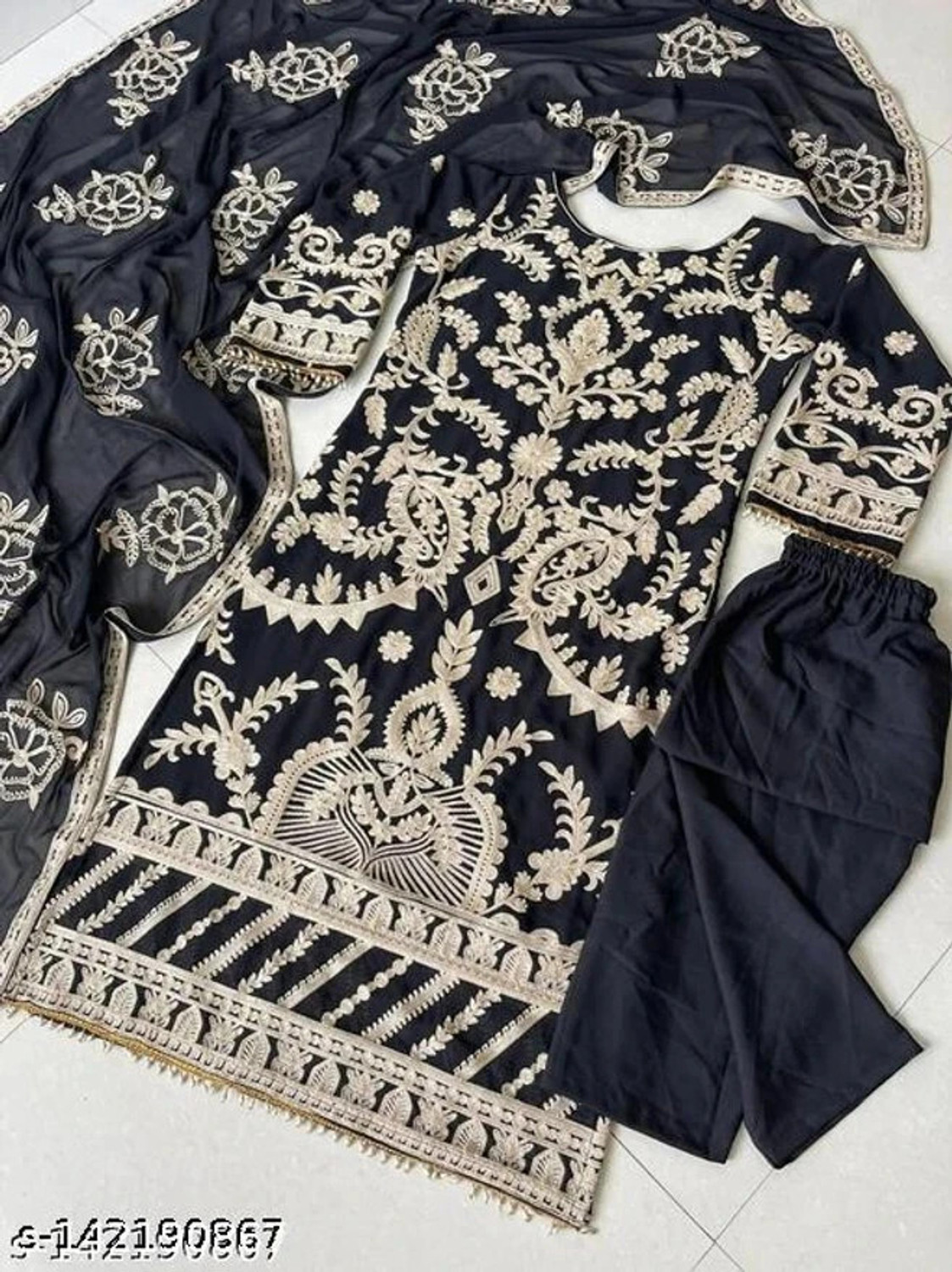  Pilessa Georgette Salwar Suit Set