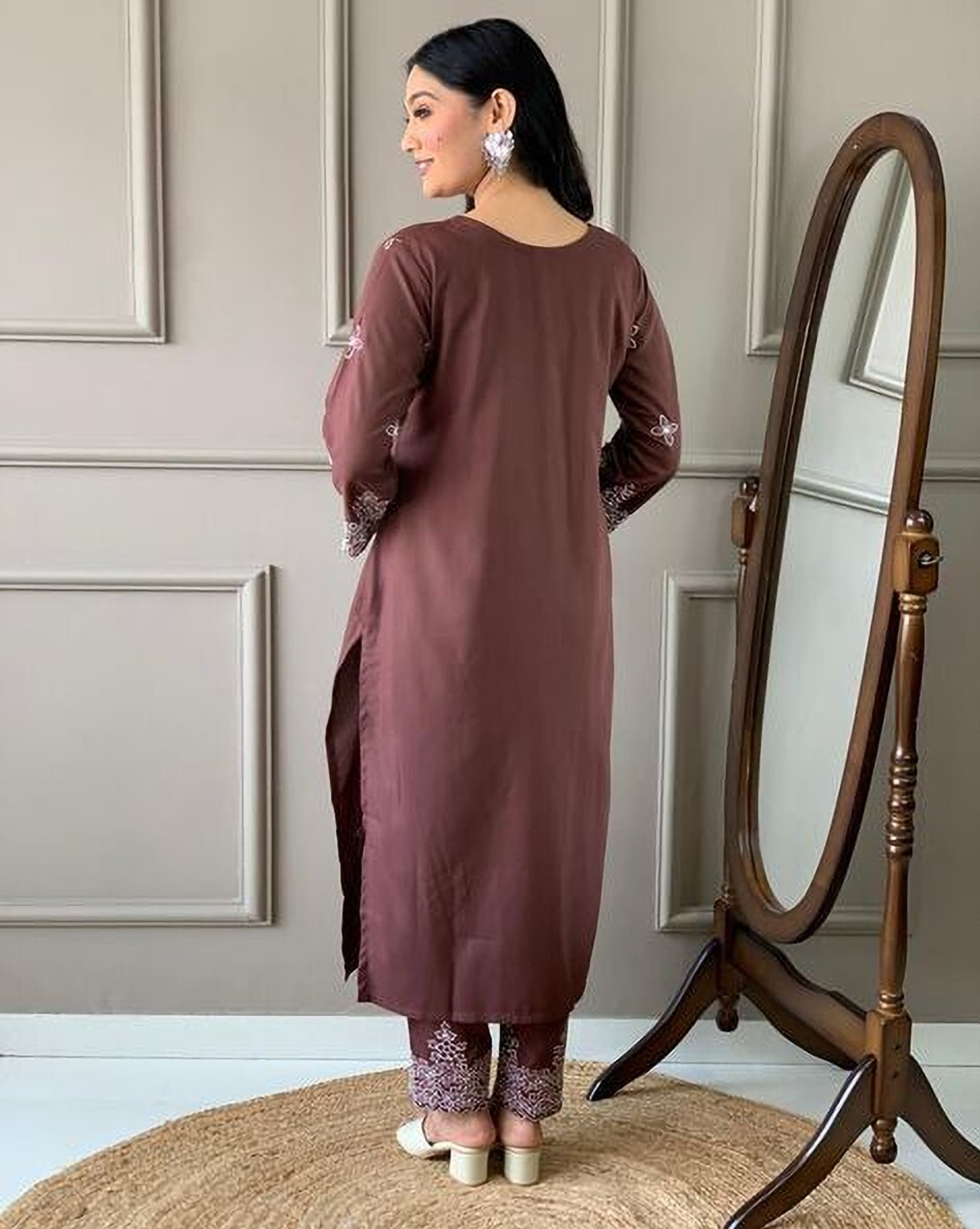  Pilessa Chanderi Salwar Suit Set