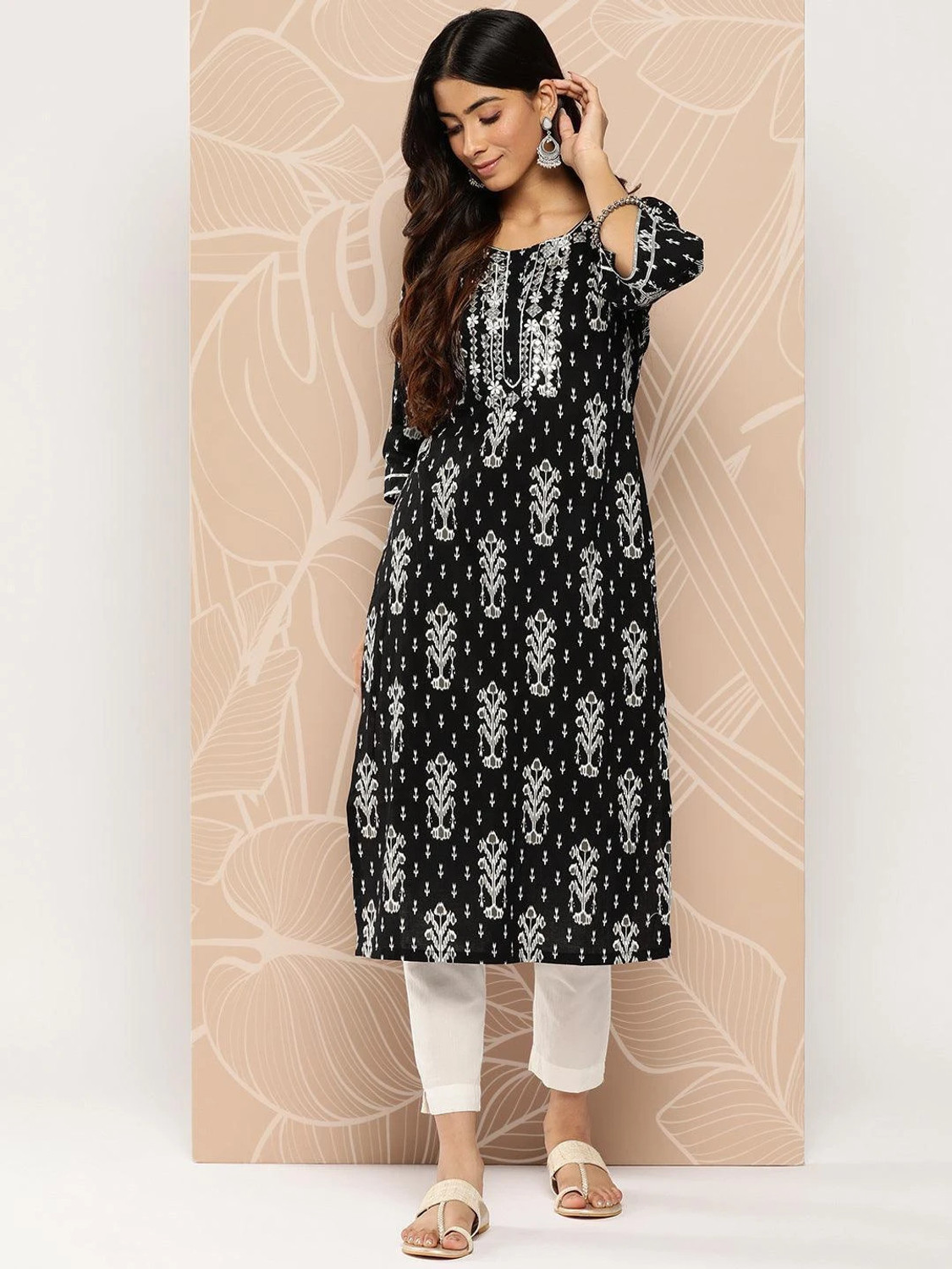 Pravya Elegant Floral Salwar Suit Set 