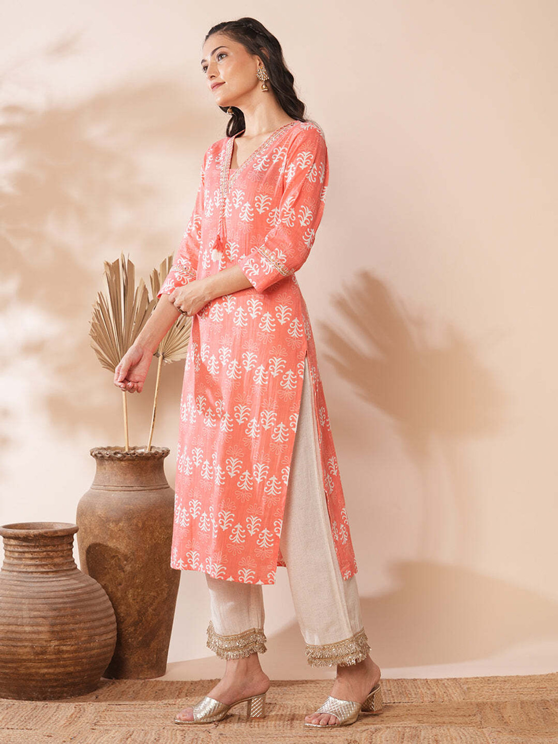 Pravya Pure Cotton Salwar Suit Set 
