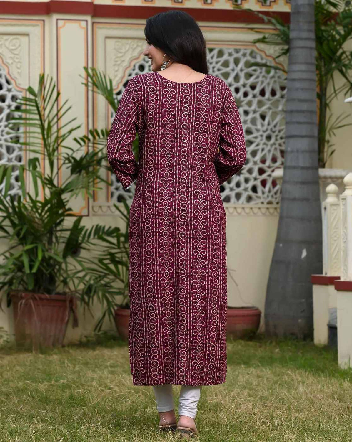  Pravya White Floral Print Salwar Suit Set 