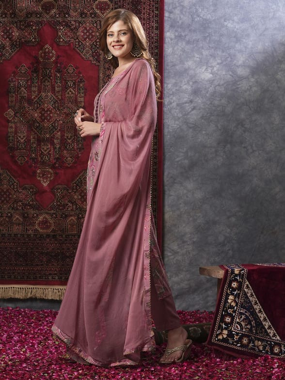 Divashree Viscose Rayon Floral Salwar Suit Set 