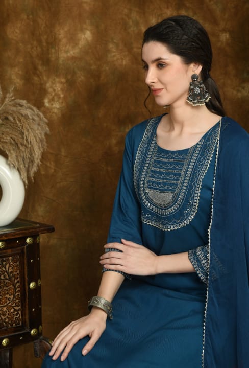 Divashree Viscose Rayon  Salwar Suit Set 
