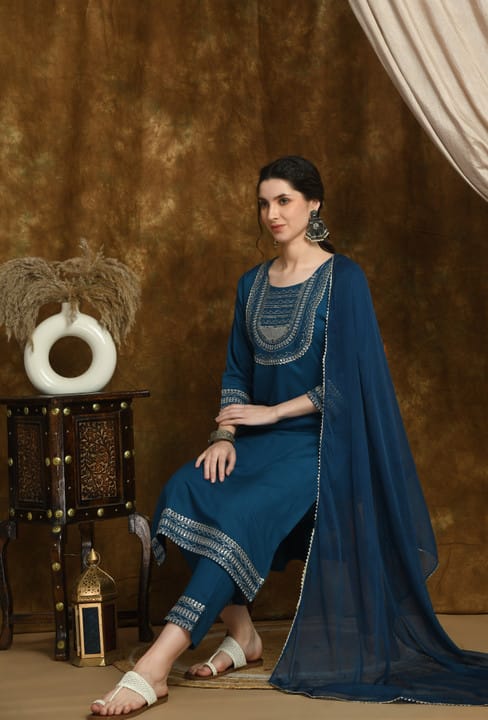 Divashree Viscose Rayon  Salwar Suit Set 