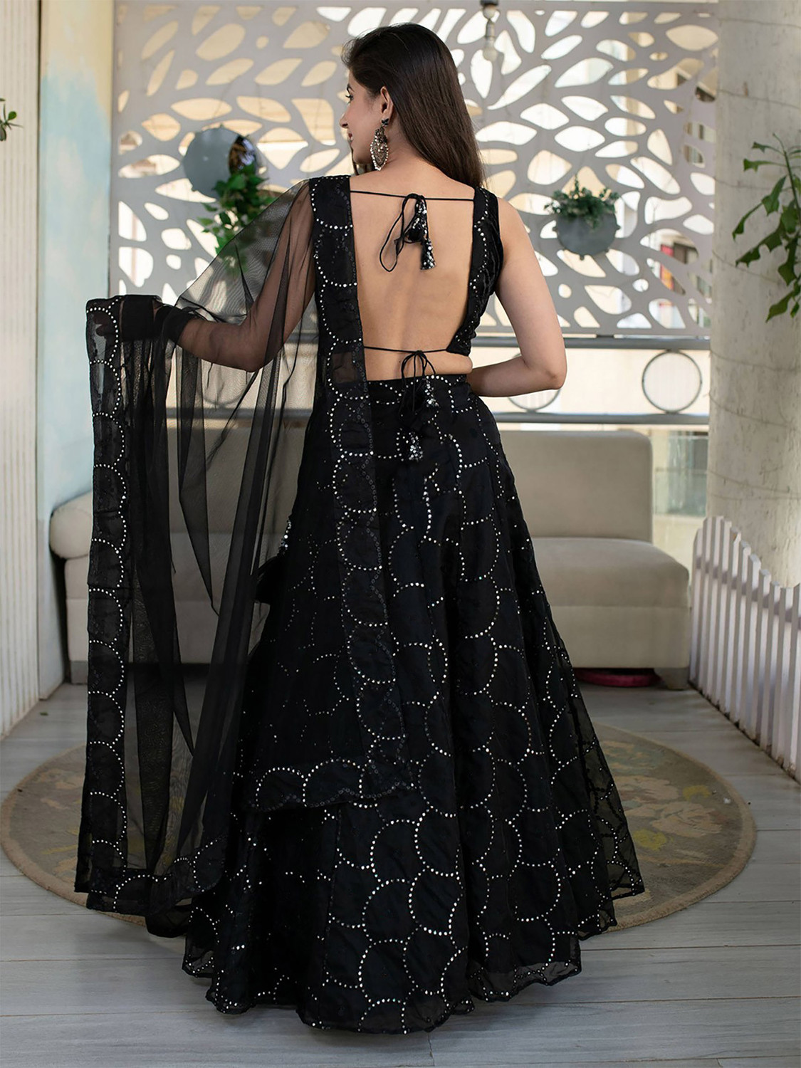 Kezel Sequins Work Lehenga Choli
