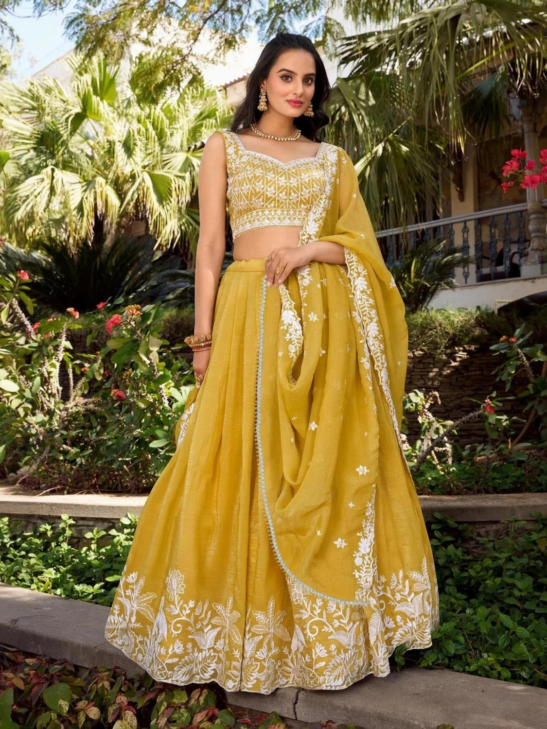 Kezel Sequins & Zari Work Lehenga Choli