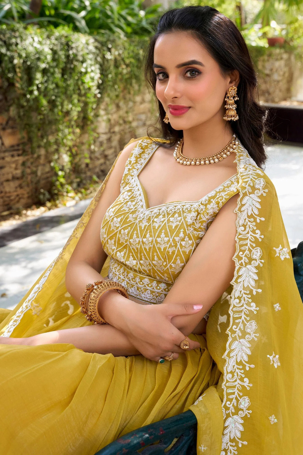 Kezel Sequins & Zari Work Lehenga Choli