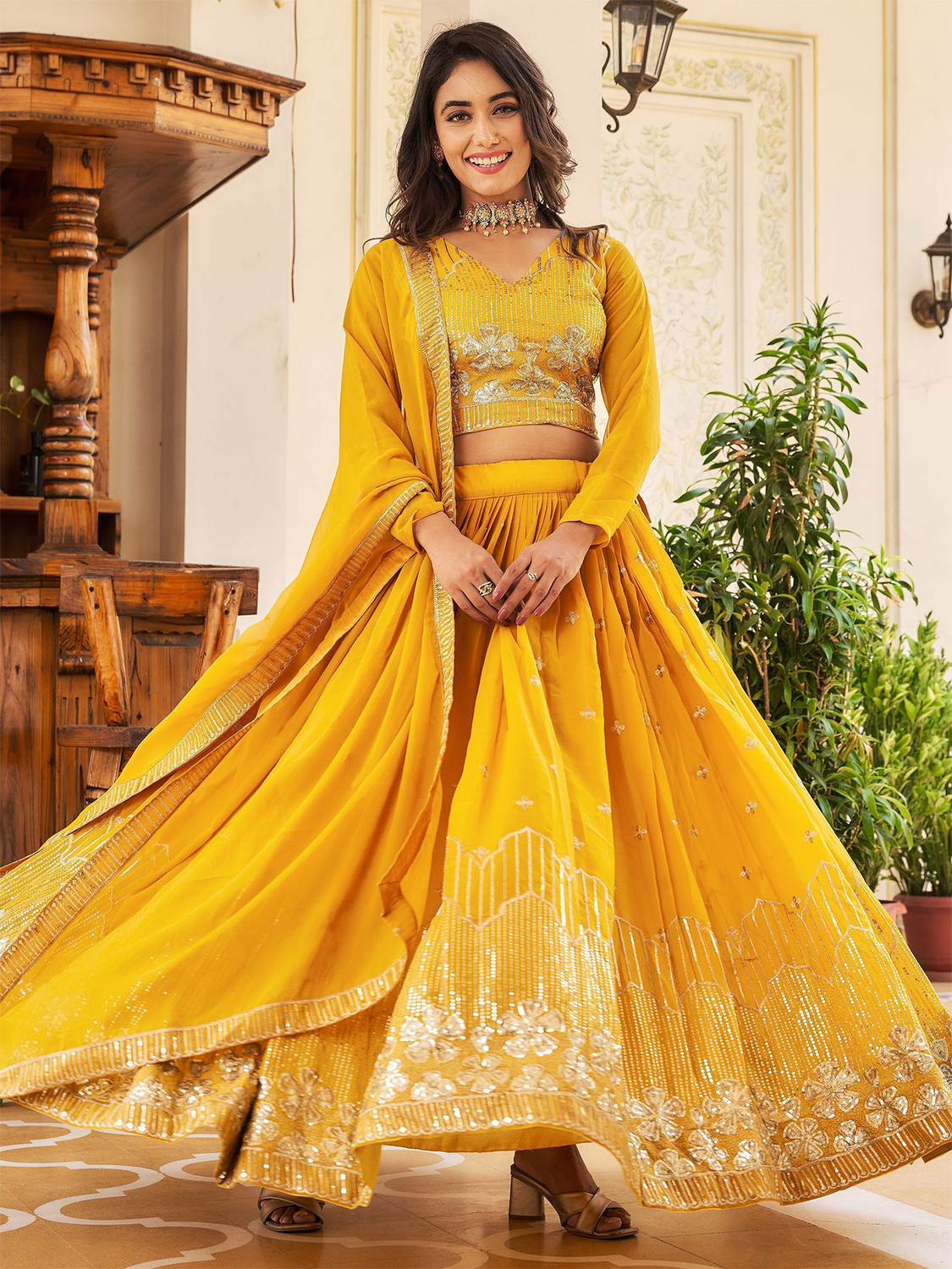Kezel Georgette Lehenga Choli